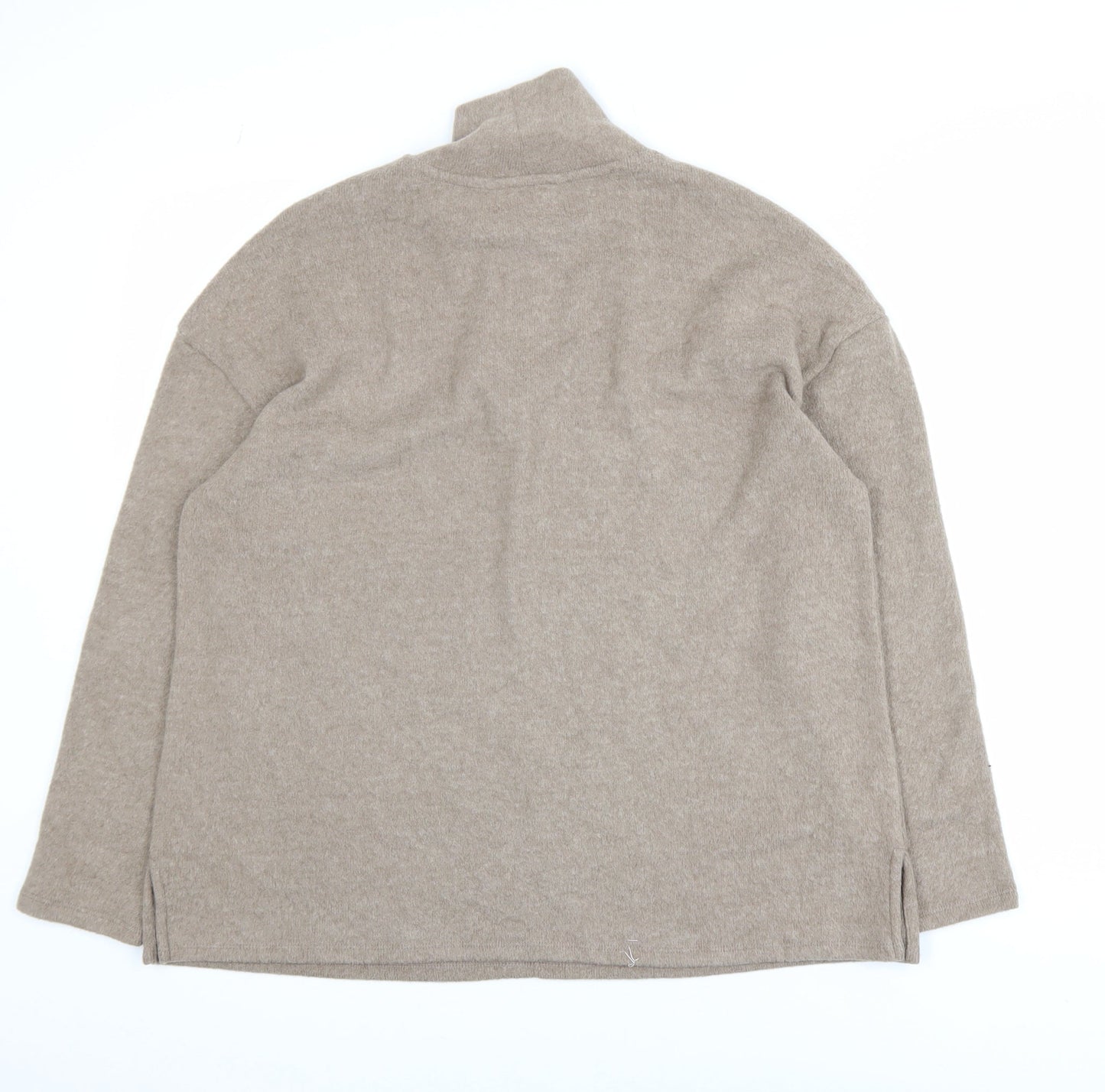 George Women’s Beige Roll Neck Jumper Size S 8-10 Relaxed Fit