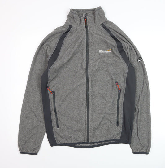Regatta Men's Grey Mid-Length Full Zip Outdoor Active Jacket M
