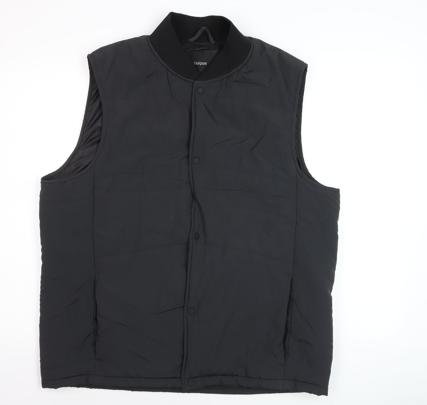 Matinique Men’s Black XL Padded Nylon Waistcoat Gilet Casual