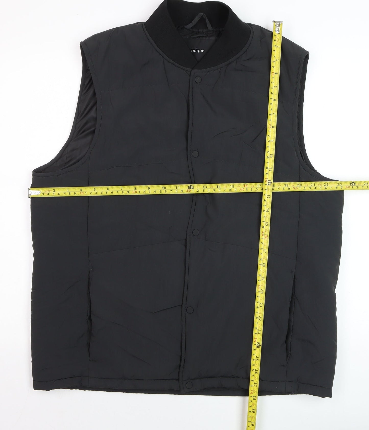 Matinique Men’s Black XL Padded Nylon Waistcoat Gilet Casual