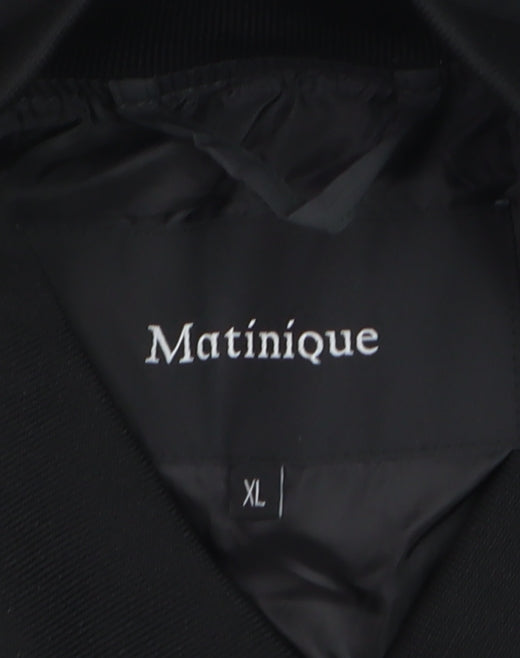 Matinique Men’s Black XL Padded Nylon Waistcoat Gilet Casual