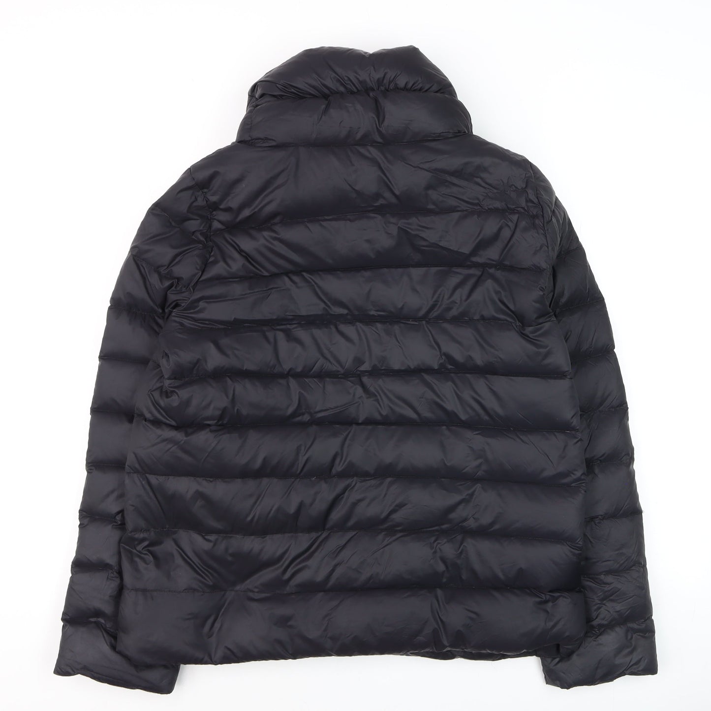 Mango Womens Black Puffer Jacket Medium Down-Filled Winter Coat