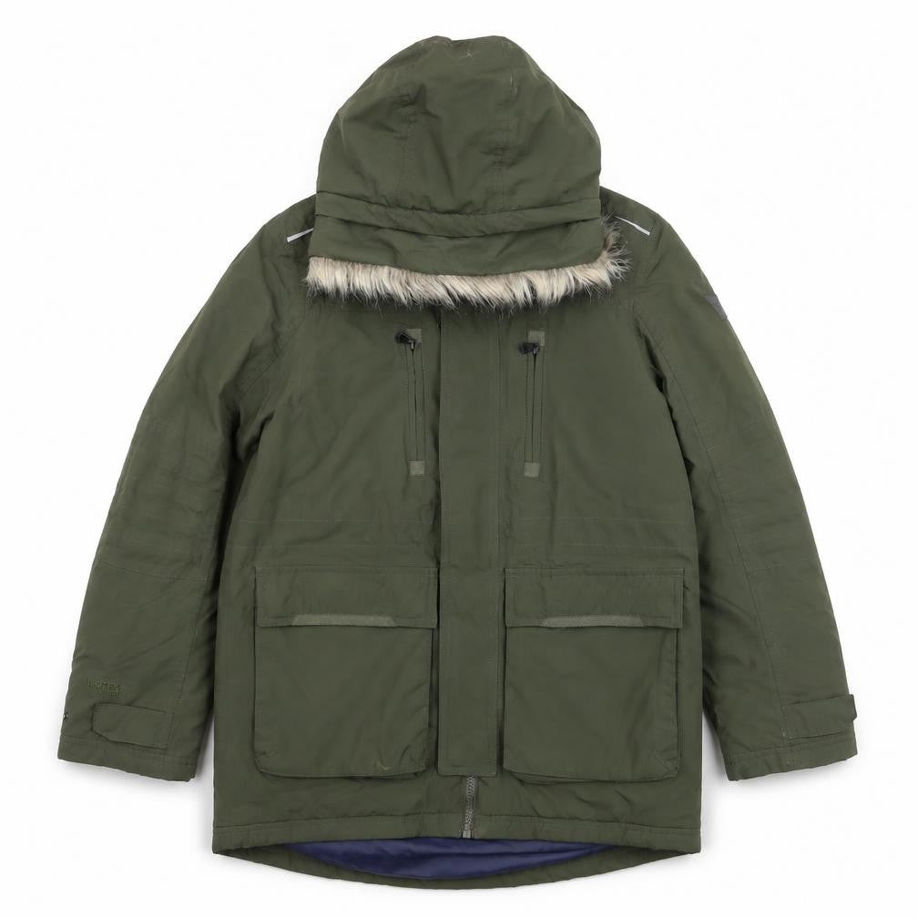 Regatta Boys Green Parka Coat 11-12 Years Hooded Waterproof Winter Jacket