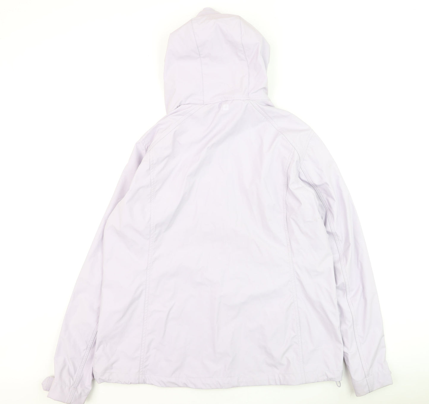 Mountain Warehouse Womens Purple Waterproof Hooded Rain Jacket Size 18