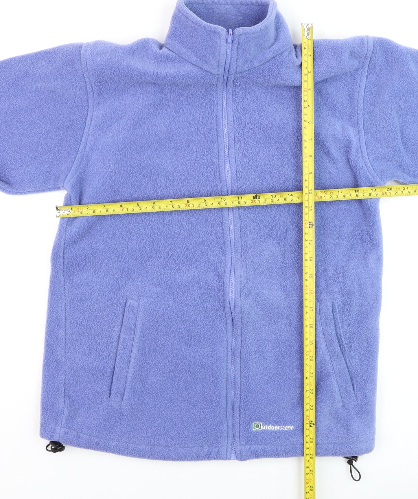 Outdoorscene Womens Purple Fleece Full Zip Jacket Size 12 Regular Fit