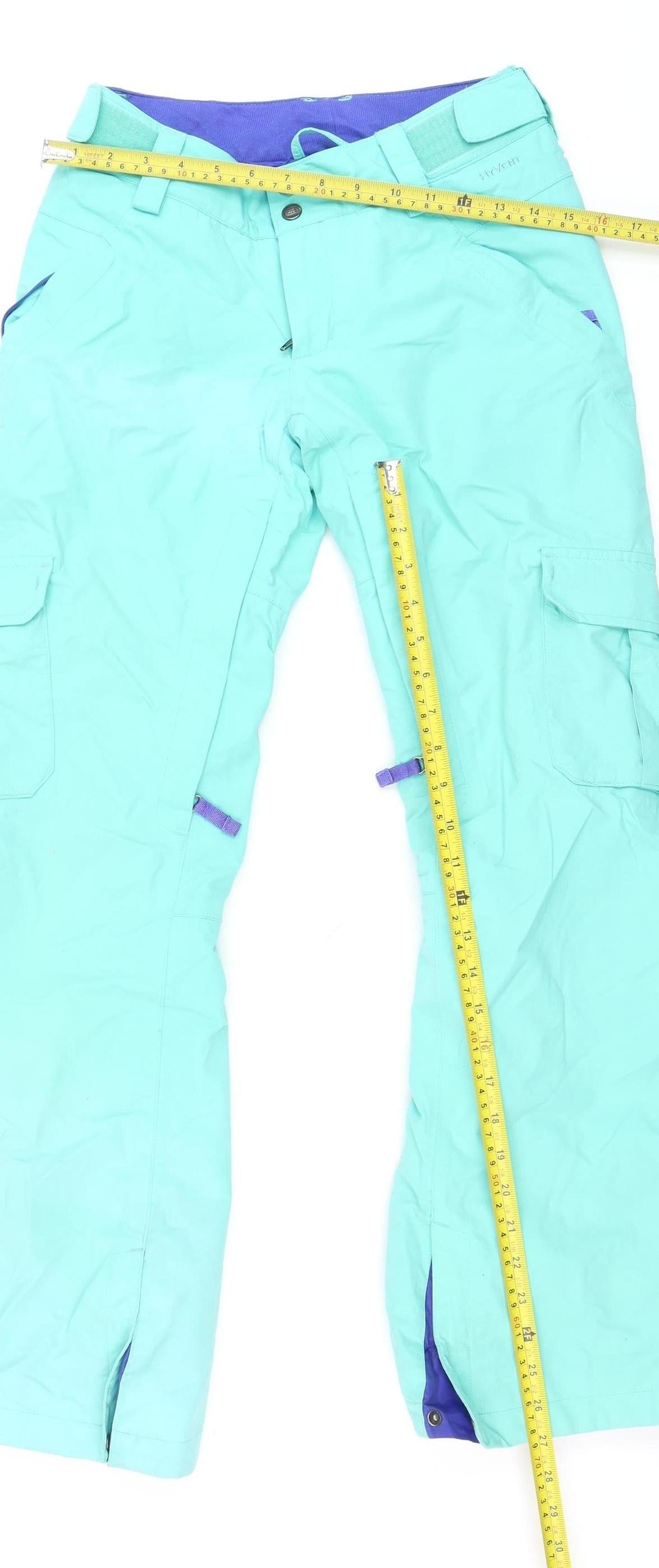 The North Face Womens Blue XS HyVent Snow Pants Waterproof Trousers