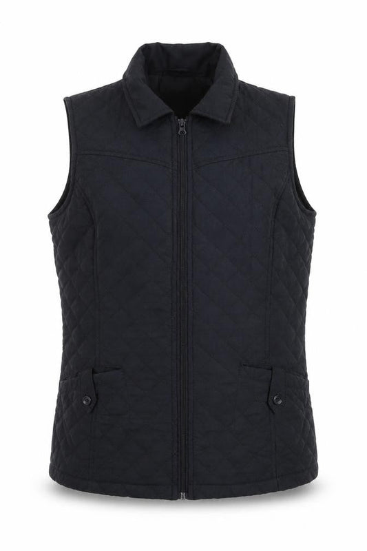 Departure Men's Black Quilted Waistcoat S Lightweight Casual Gilet