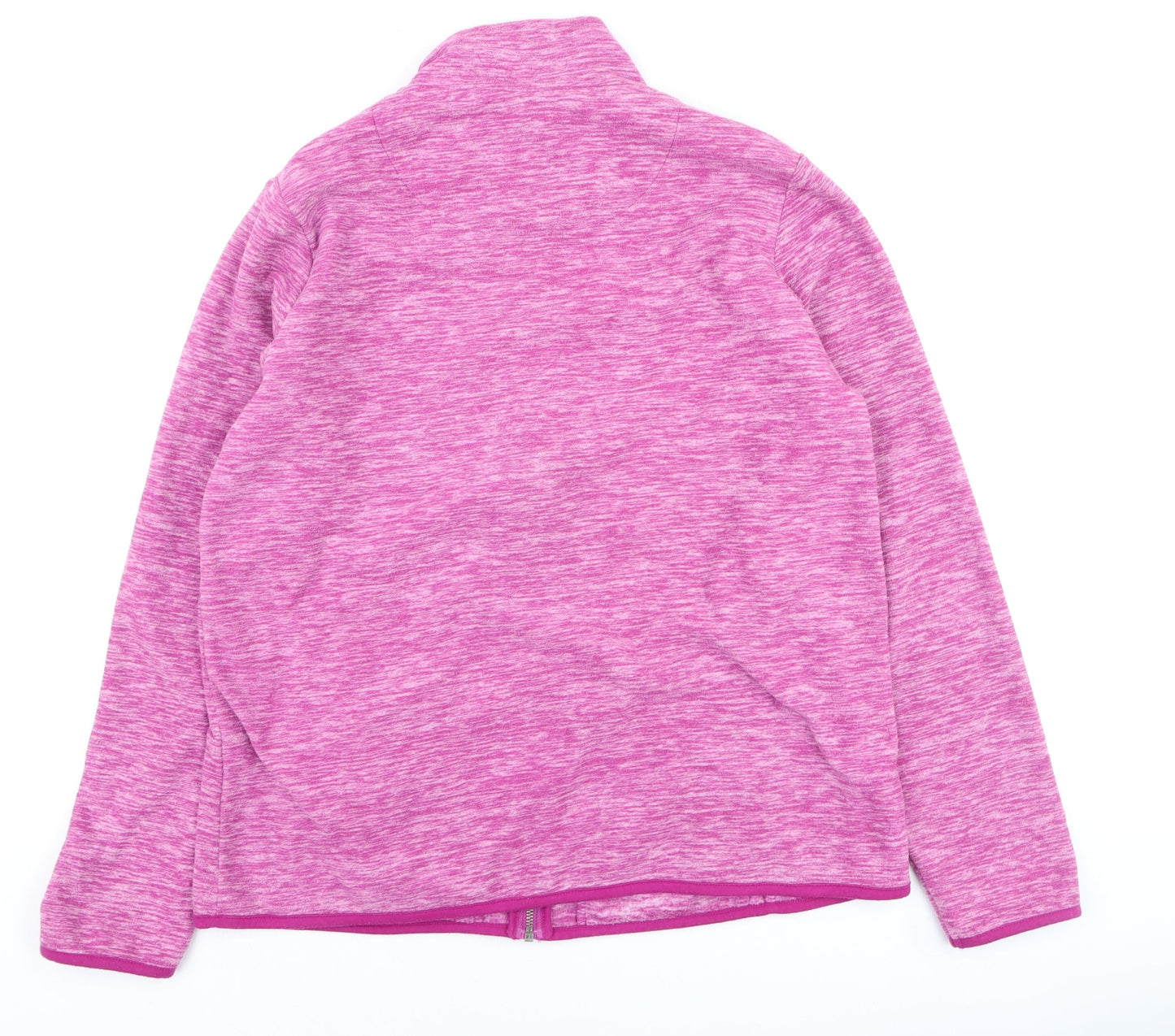 Maine New England Women's Pink Size 16 Full Zip Fleece Jacket