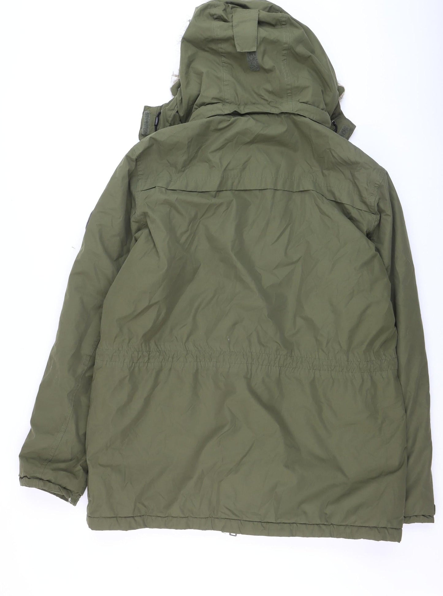 Regatta Men’s Green L Hooded Fur Trim Parka Jacket