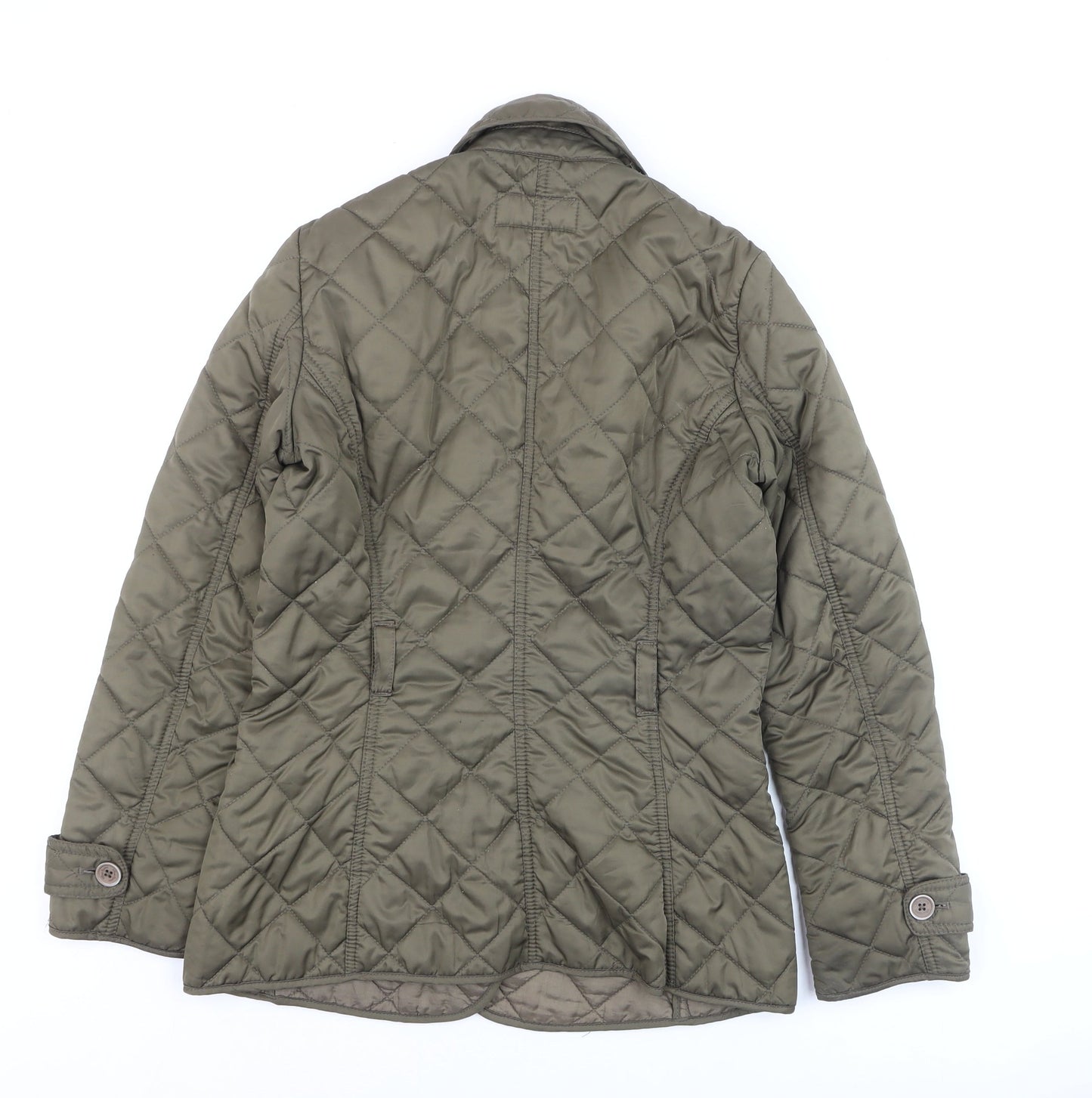 Vackpro Women's Green Quilted Mid-Length Jacket XS
