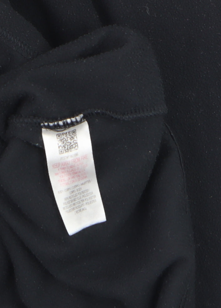 Peter Storm Mens Black Fleece 1/4 Zip Pullover Sweatshirt L