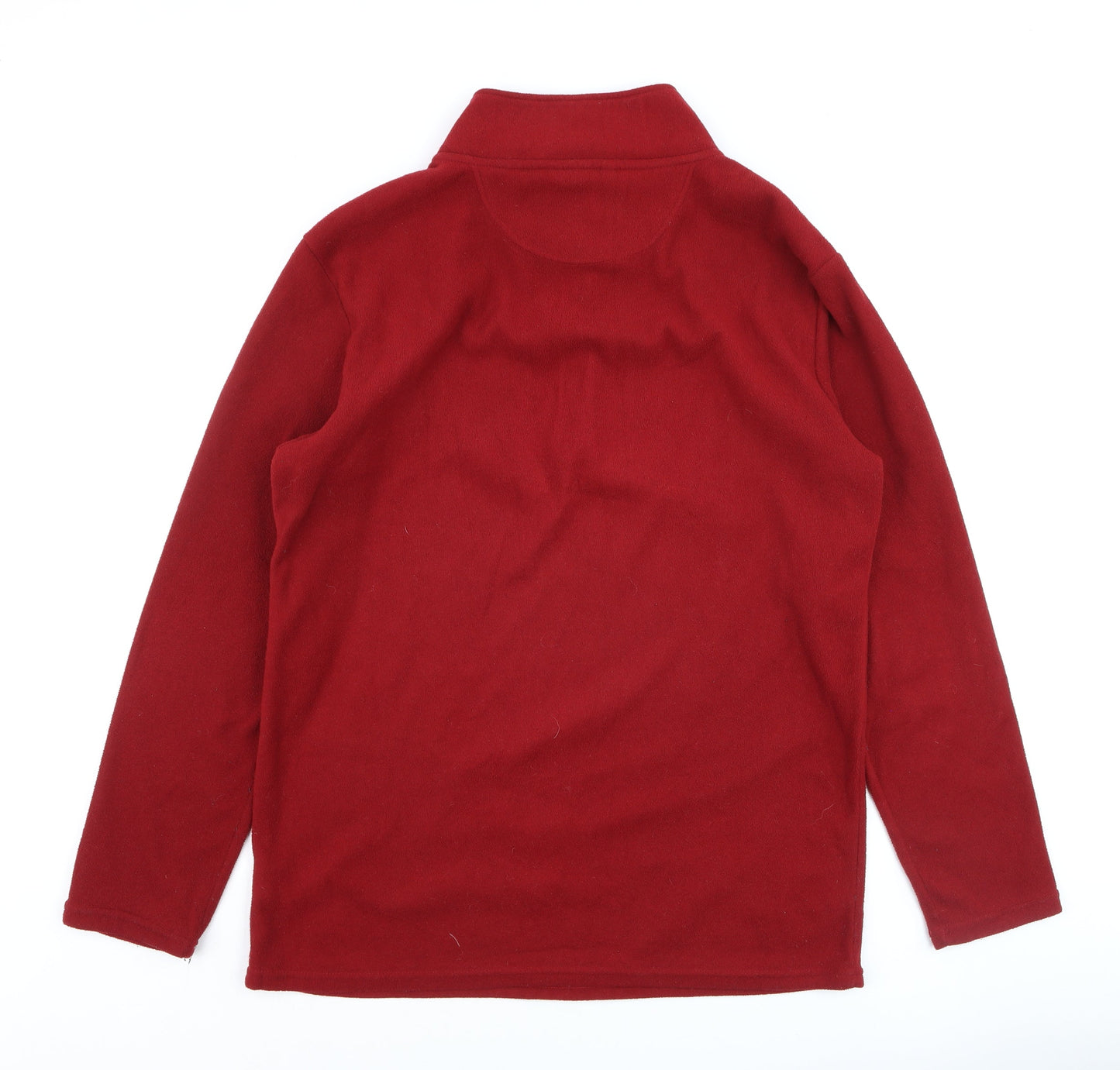 Peter Storm Men's Red Fleece 1/2 Zip Pullover Sweatshirt M