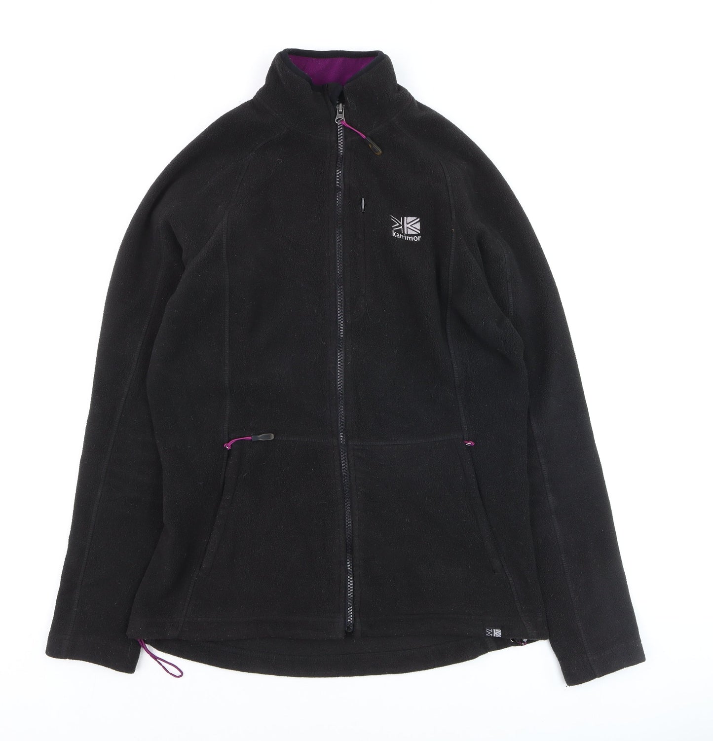 Karrimor Women's Black Fleece Full Zip Sweatshirt Size 12