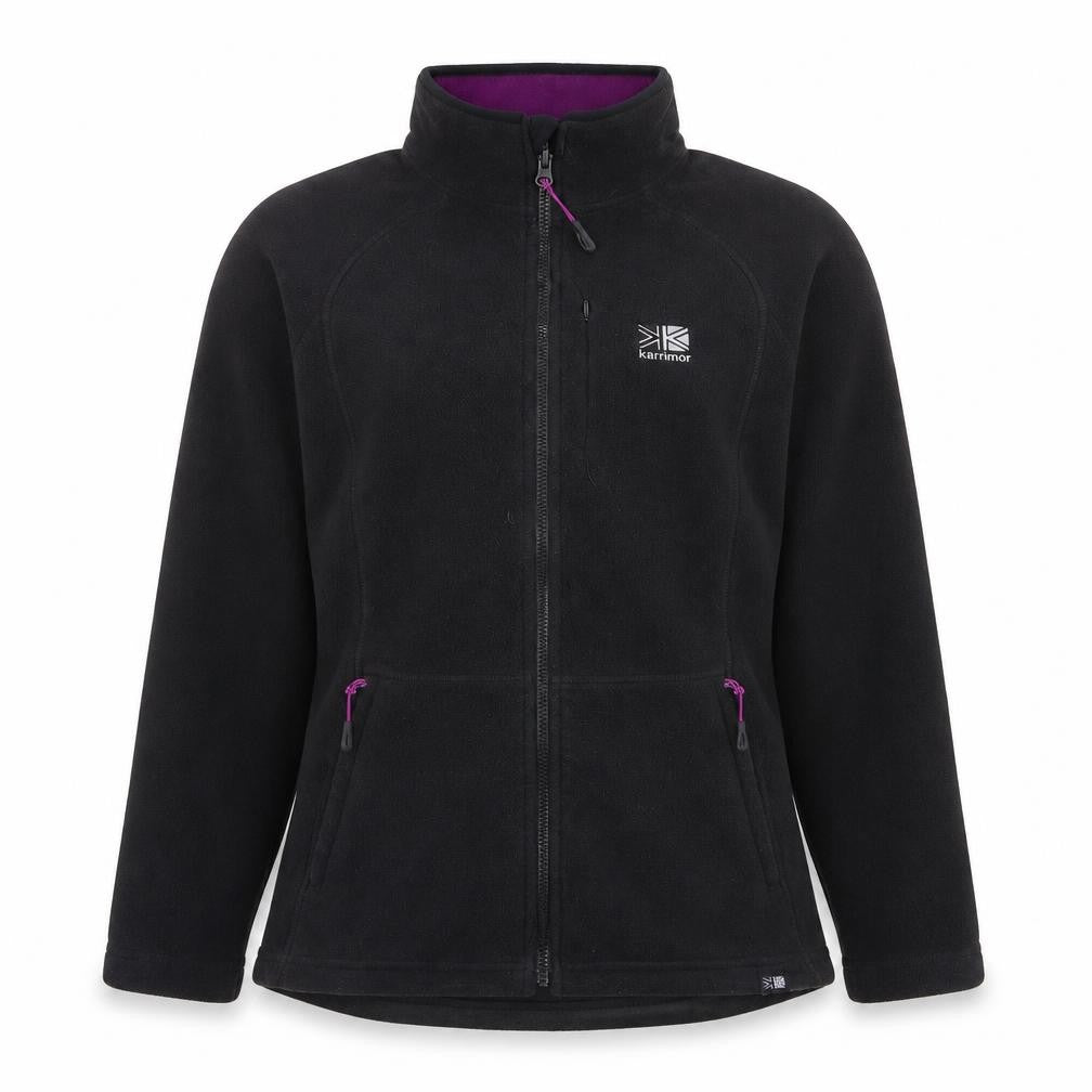 Karrimor Women's Black Fleece Full Zip Sweatshirt Size 12