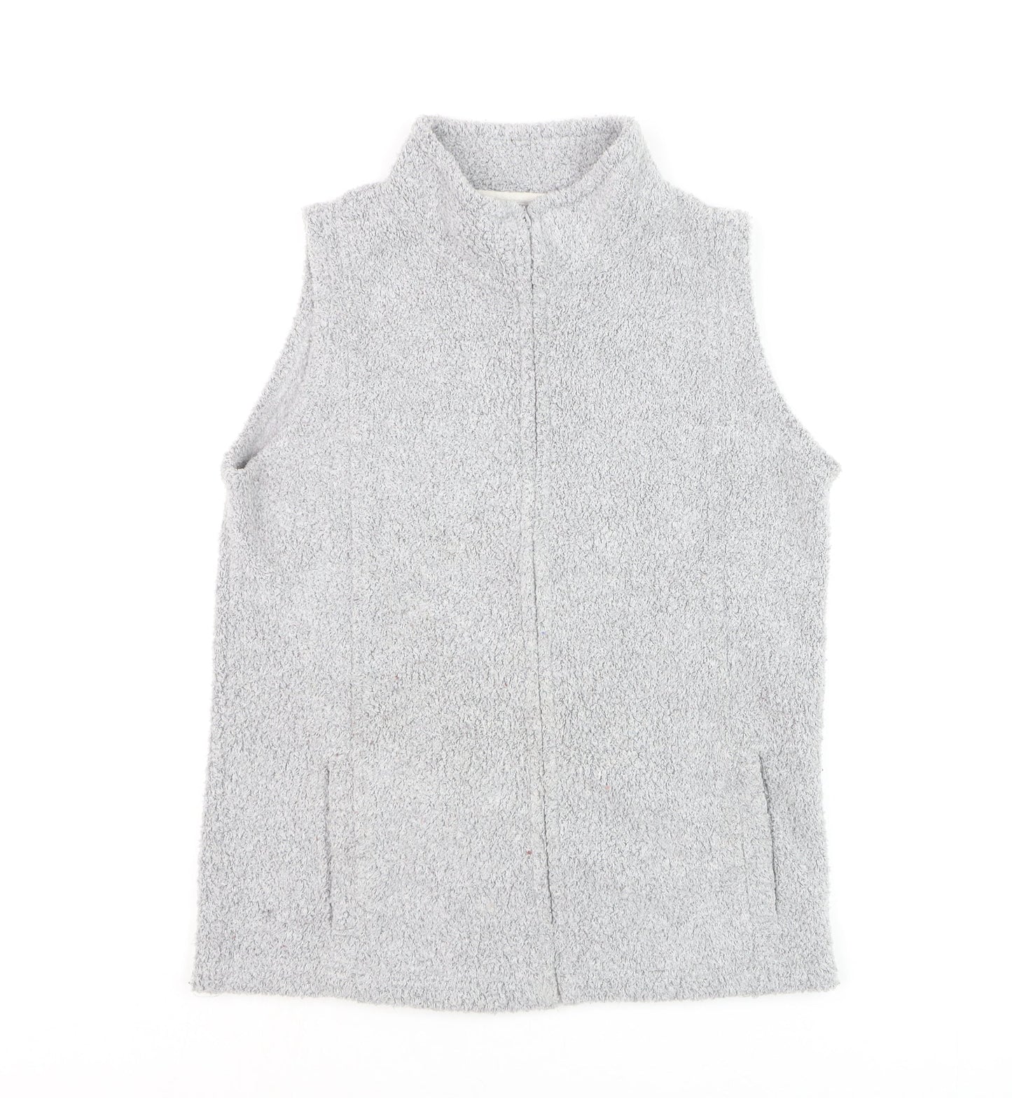 EWM Pure Classics Women's Grey Fleece Waistcoat Size S 10/12