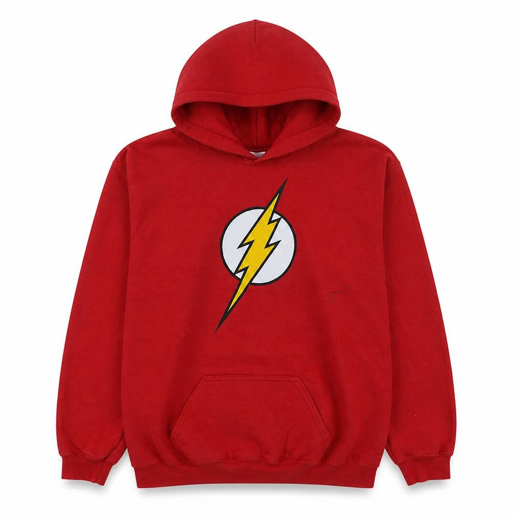 Gildan Boys Red Flash Graphic Pullover Hoodie XL Youth