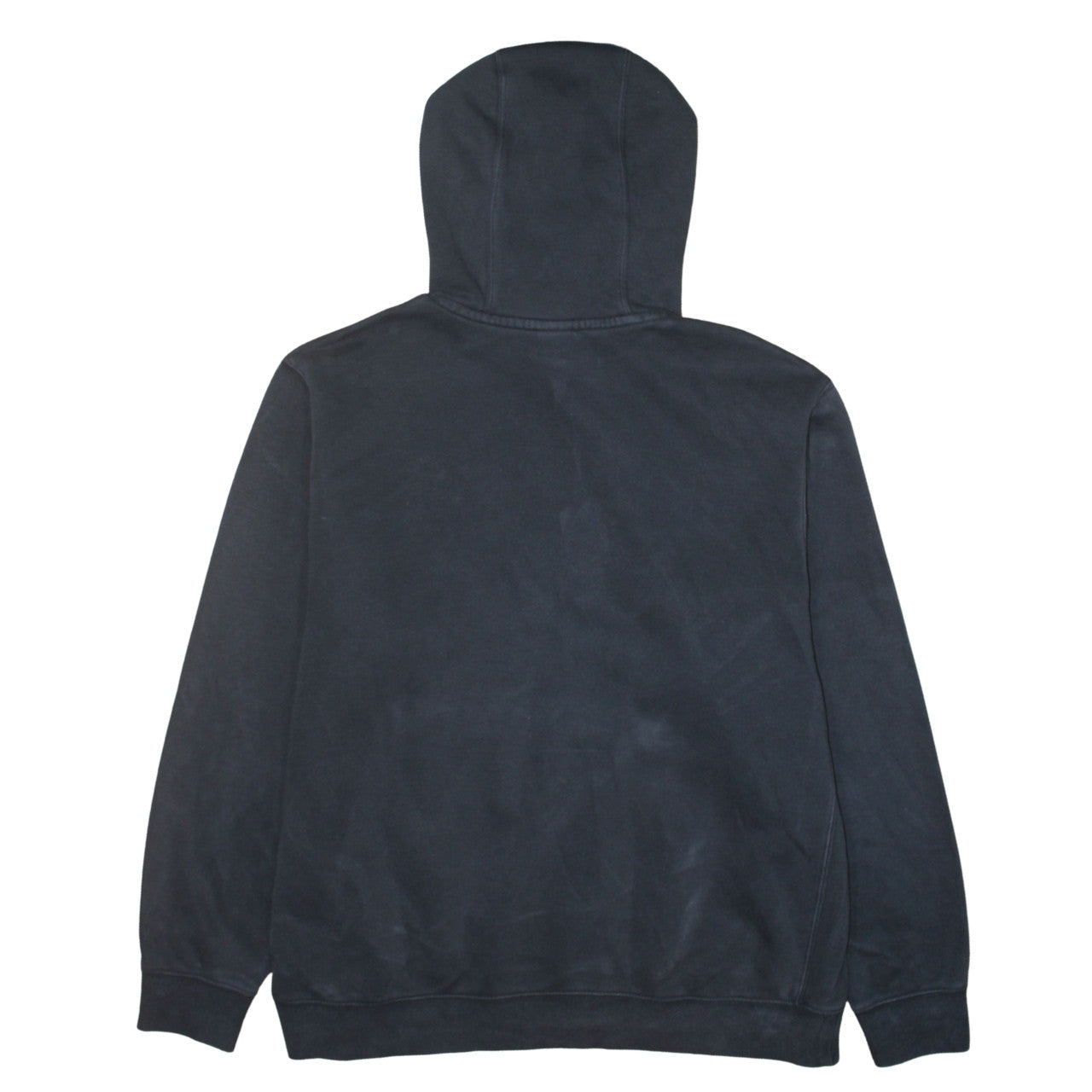 Nike Men's Black Pullover Hoodie L Regular Fit Logo Fleece Sweatshirt