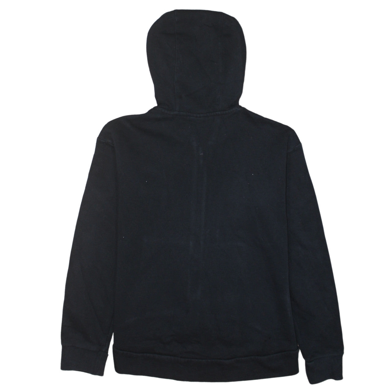 Nike Boys Black Full Zip Hoodie XL 156-166cm Cotton Blend Standard Fit