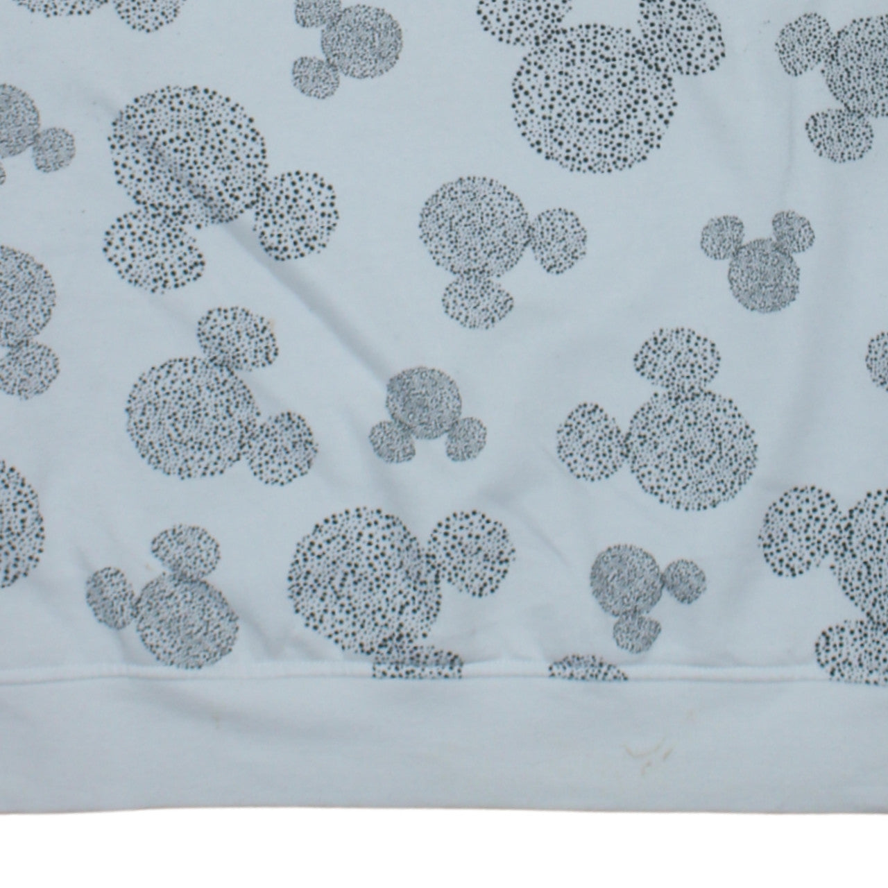 Disney Primark Women White Mickey Print Pullover Sweatshirt Size M 12/14