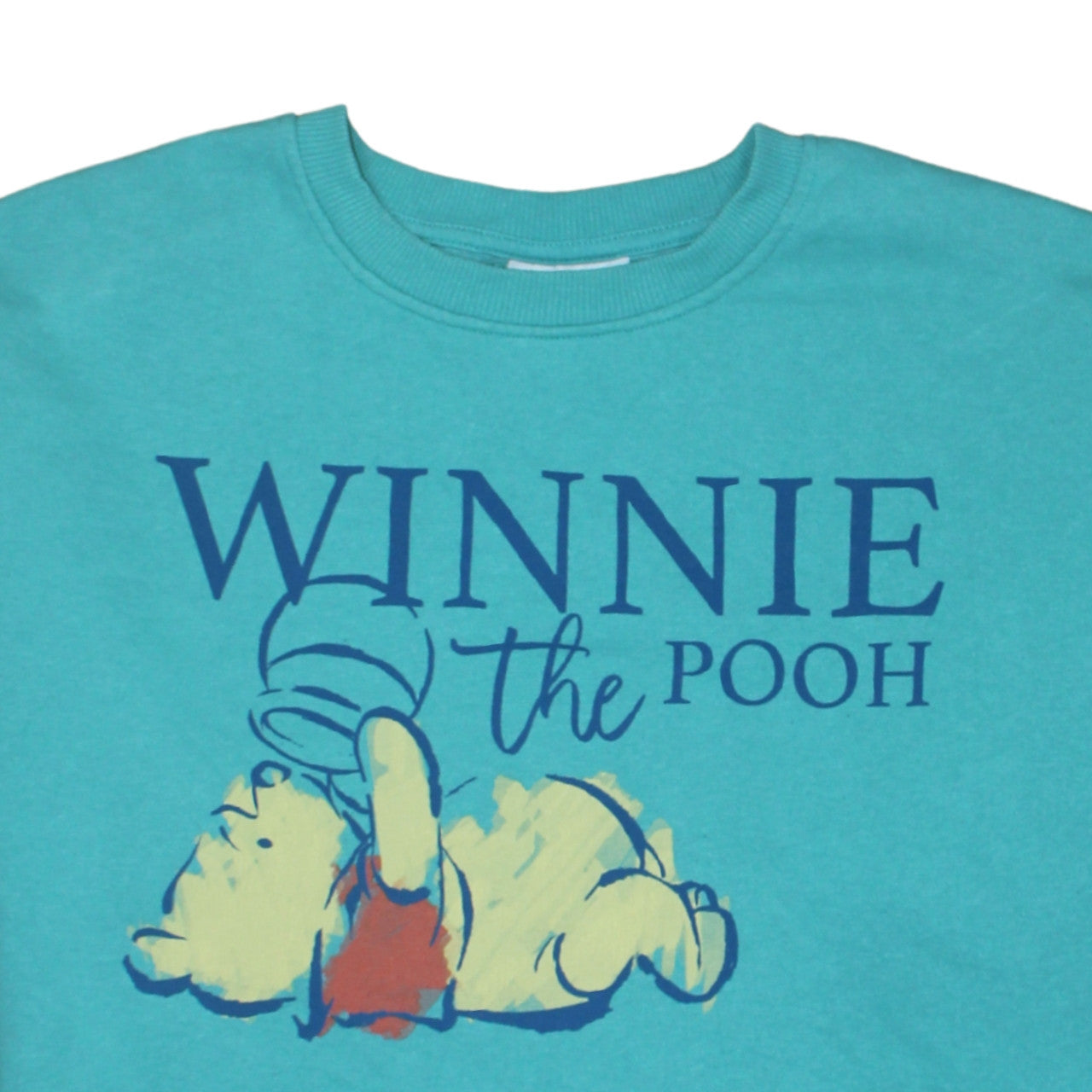 Primark Women’s Blue Winnie the Pooh Crew Neck Sweatshirt Size 12/14