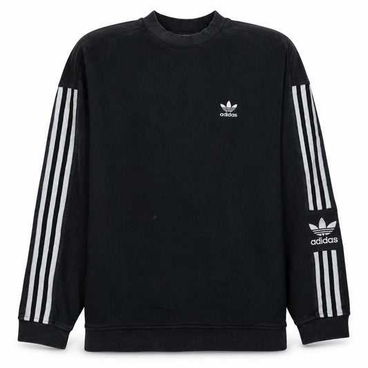 Adidas Men's Black Size S Pullover Crew Neck Sweatshirt