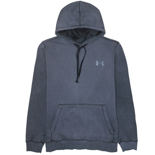 Under Armour Men’s Grey Pullover Hoodie Size M ColdGear Fleece Athletic