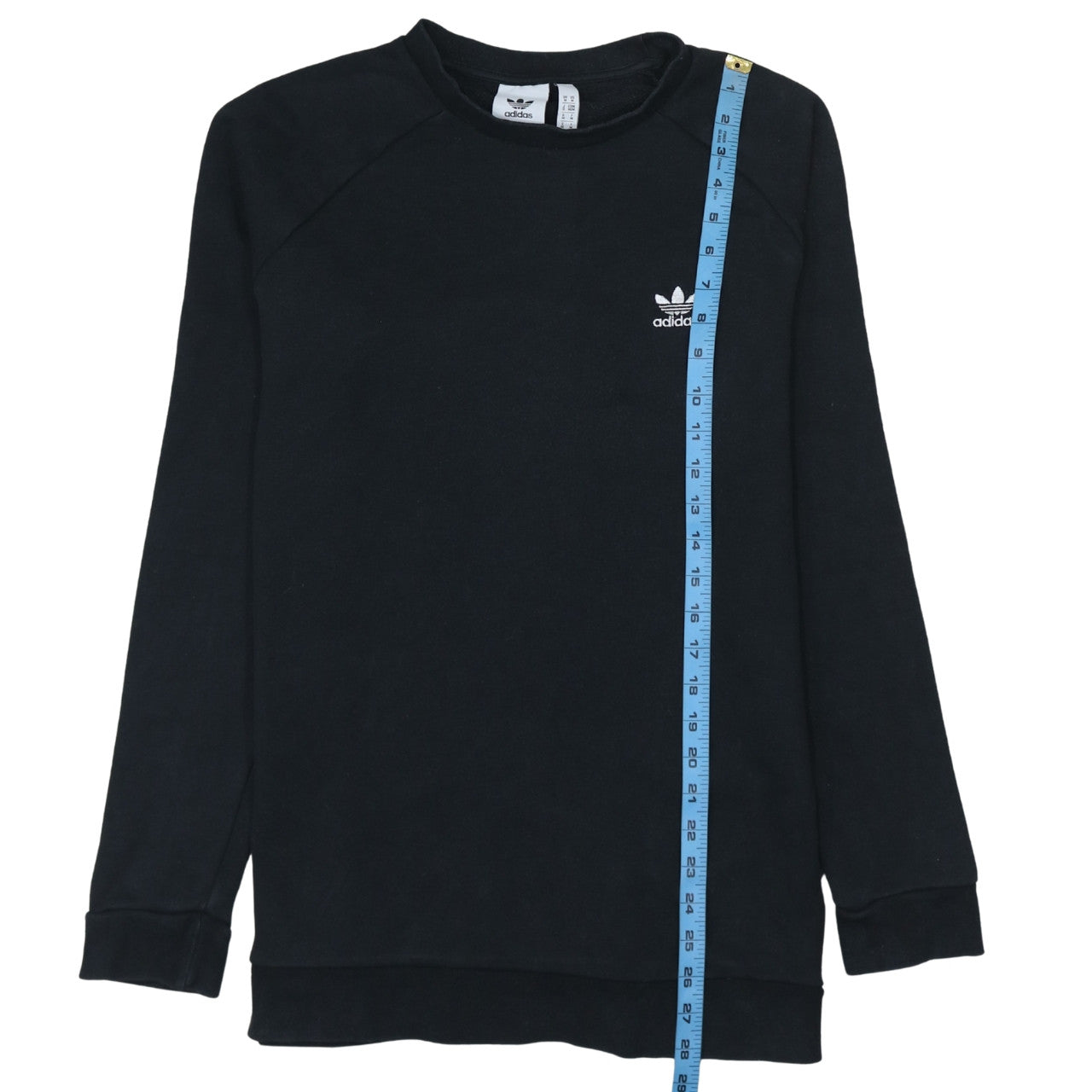 Adidas Men's Black Pullover Crew Neck Sweatshirt M Regular Fit