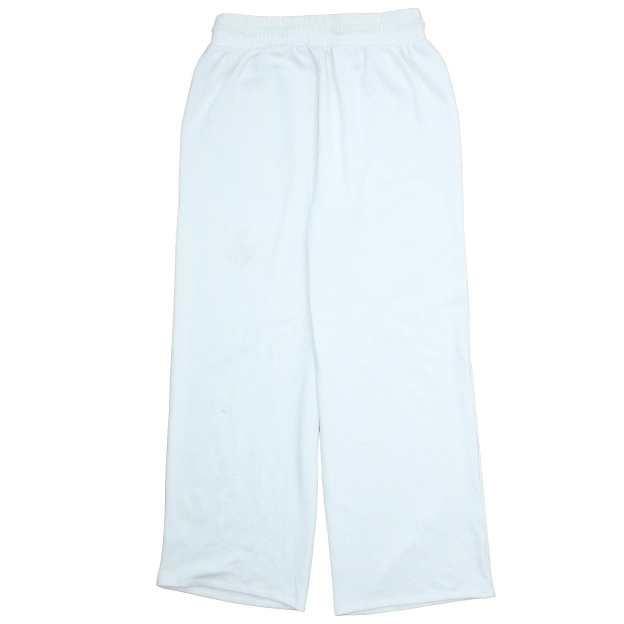 F&F Active Women’s White Fleece Wide-Leg Sweatpants M