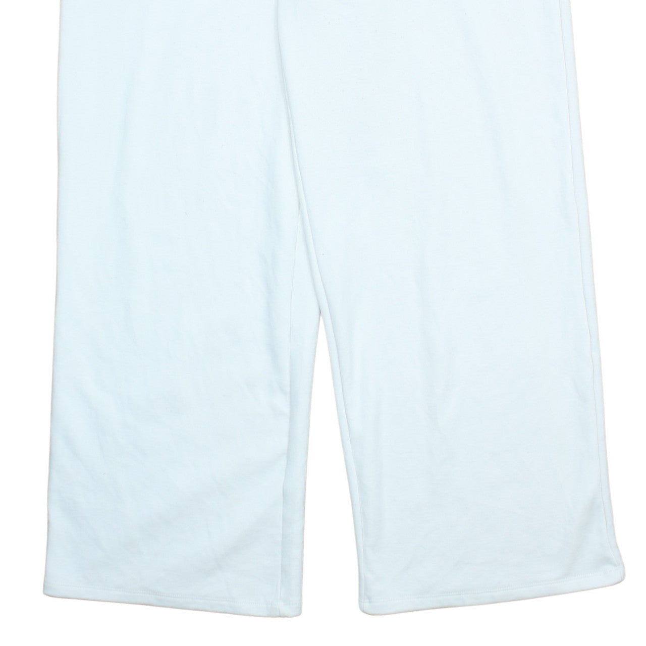 F&F Active Women’s White Fleece Wide-Leg Sweatpants M