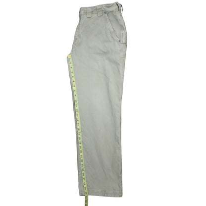 Duluth Trading Co Men's Beige Cargo Trousers 40x32 Cotton Stretch
