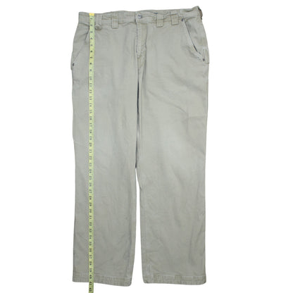 Duluth Trading Co Men's Beige Cargo Trousers 40x32 Cotton Stretch