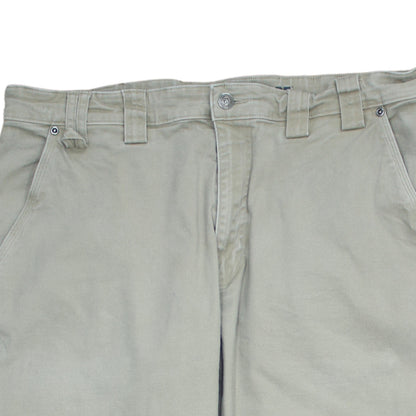 Duluth Trading Co Men's Beige Cargo Trousers 40x32 Cotton Stretch
