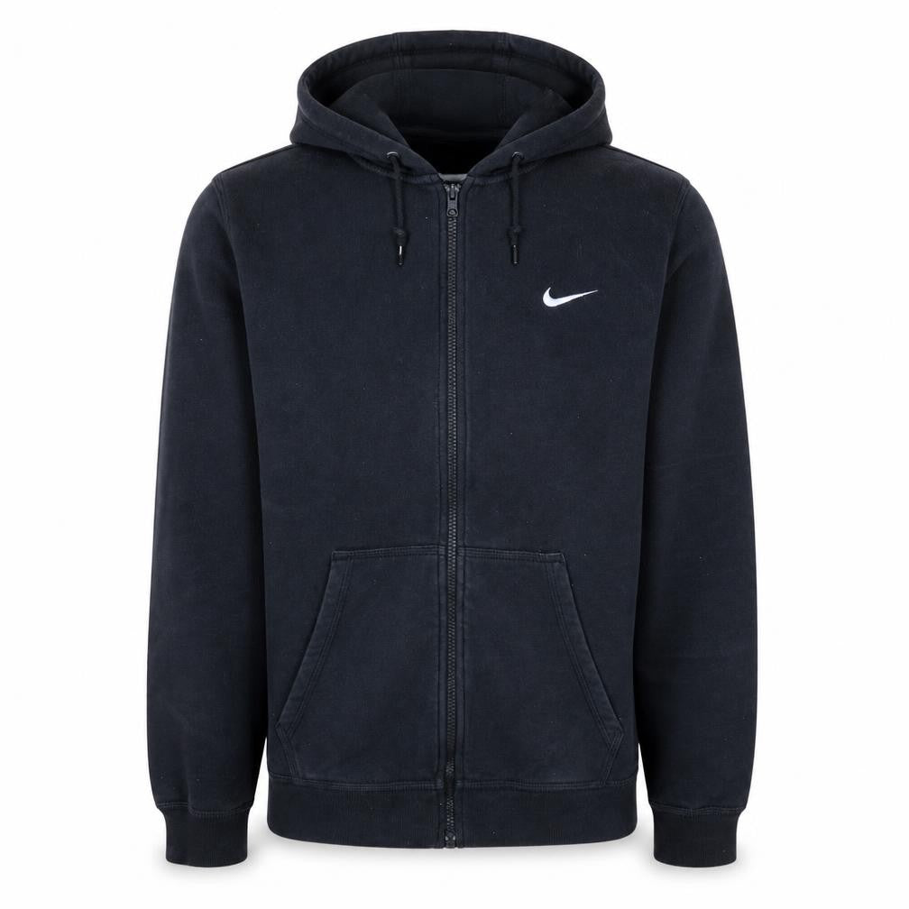 Nike Men's Black Full Zip Hoodie M Fleece Sportswear