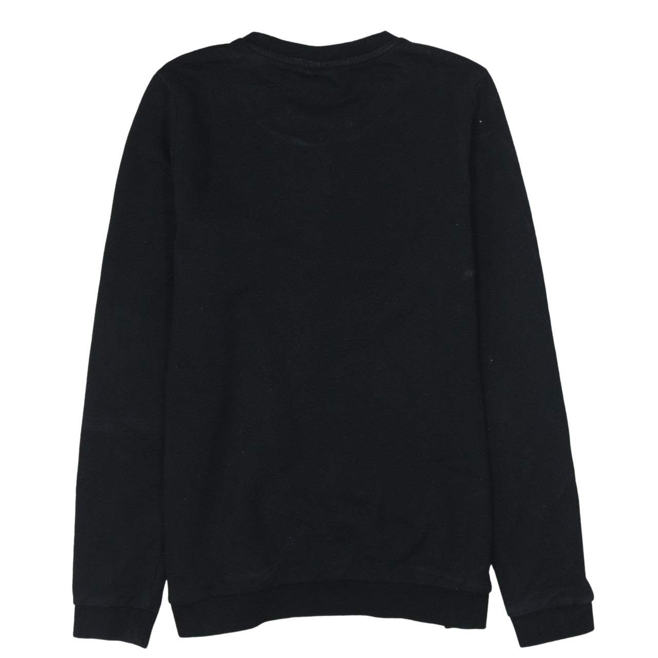 Puma Men’s Black Crew Neck Logo Pullover Sweatshirt Size L