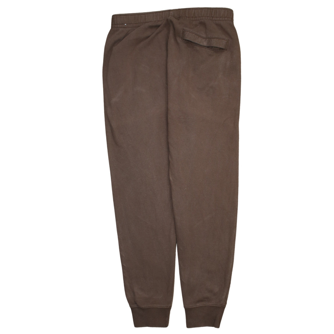 Nike Men's Brown Fleece Sweatpants M Regular Fit Casual Tapered