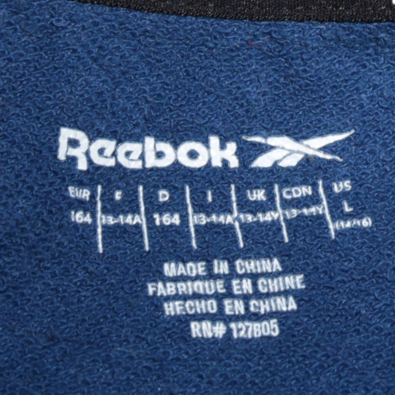 Reebok Boys Blue Graphic Pullover Sweatshirt 13-14 Years Crew Neck