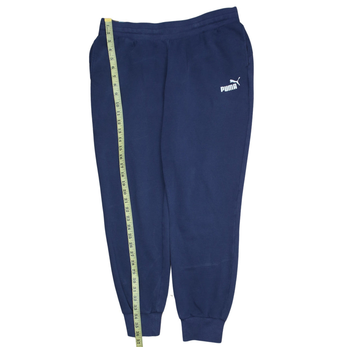 Puma Women’s Blue Jogger Sweatpants Size 14 Tapered Fit