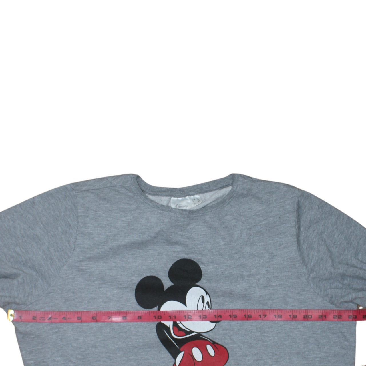 Disney Women Grey Mickey Mouse Pullover Sweatshirt UK 22