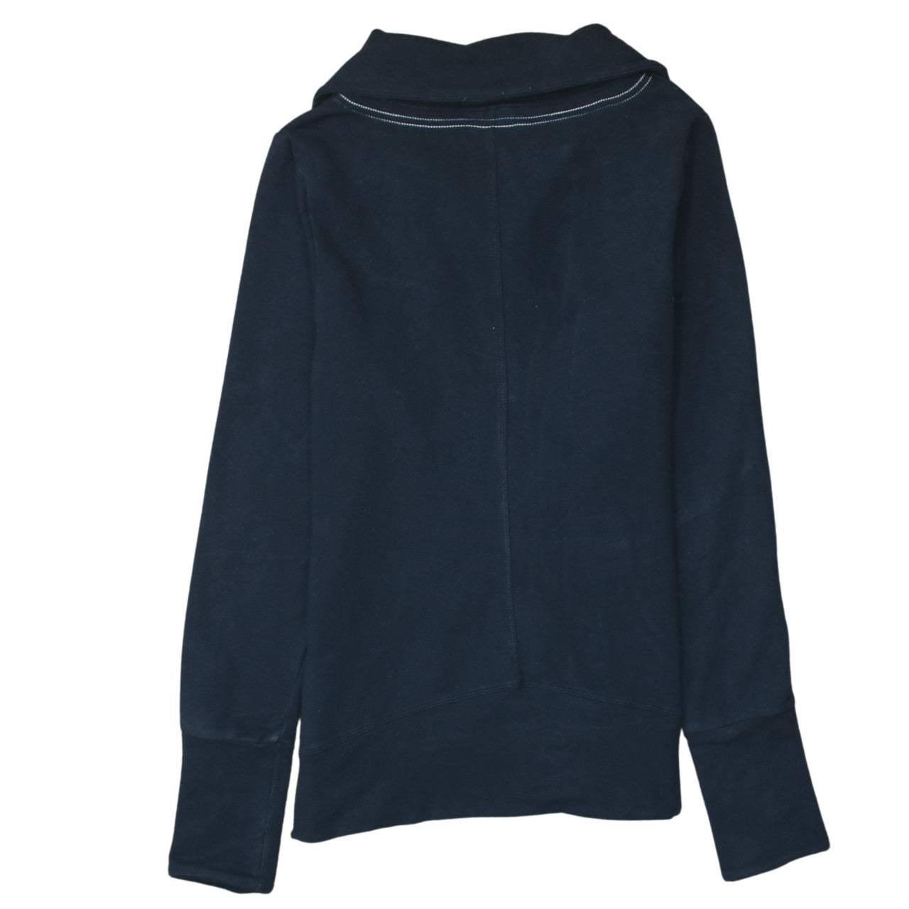 Nike Womens Black Full Zip Sweatshirt Size L 14/16 Hooded Fleece Jacket