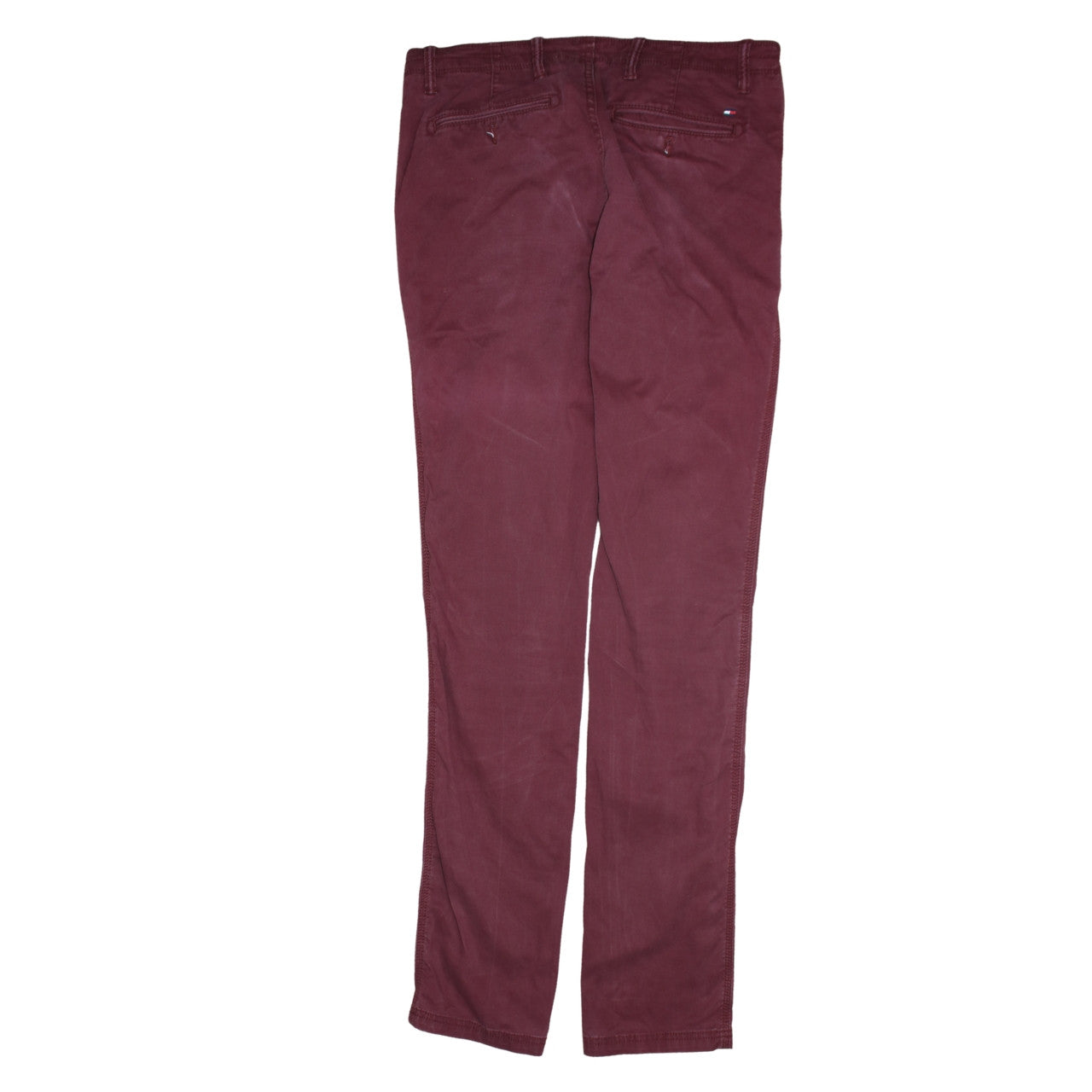 Tommy Hilfiger Men's Red Chino Trousers Size 33/36 Cotton