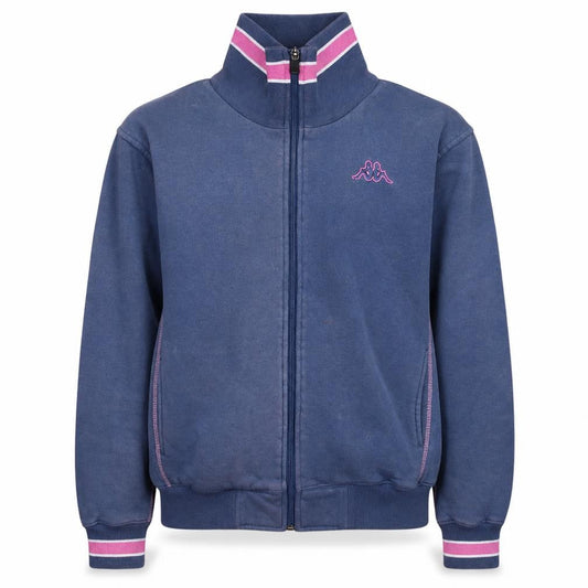 Kappa Men's Blue Full Zip Sweatshirt Small Regular Fit High Neck