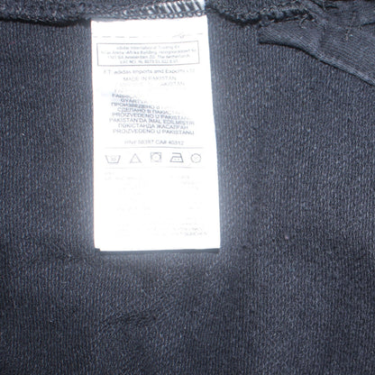 Additional view of Adidas boys’ black crew neck pullover sweatshirt, size 13-14, years