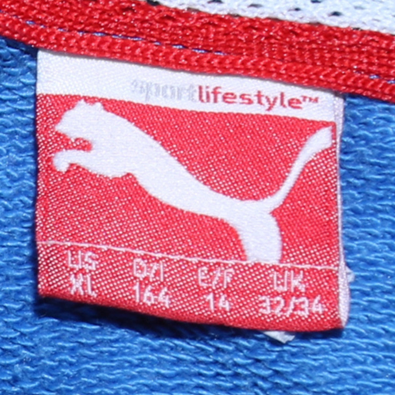 Puma Boys Blue Pullover Hoodie Sweatshirt Size 164 Hooded Logo Design