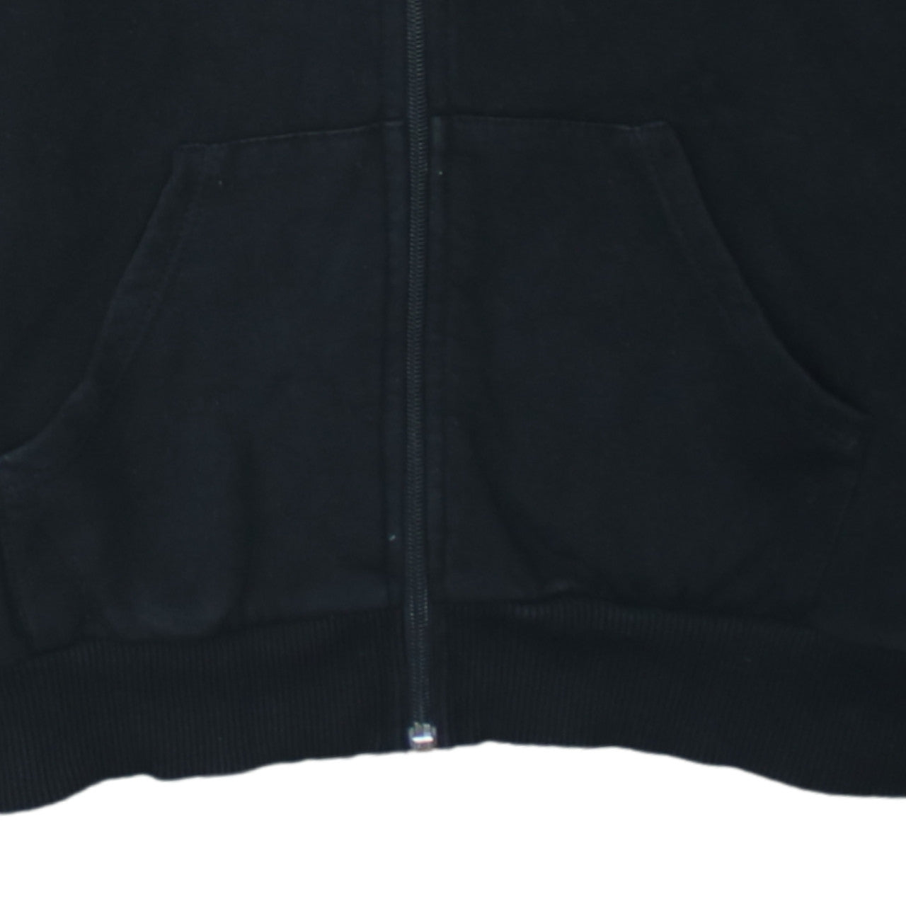 Hype Kids Boys Black Full Zip Hoodie 13 Years Cotton Blend Casual