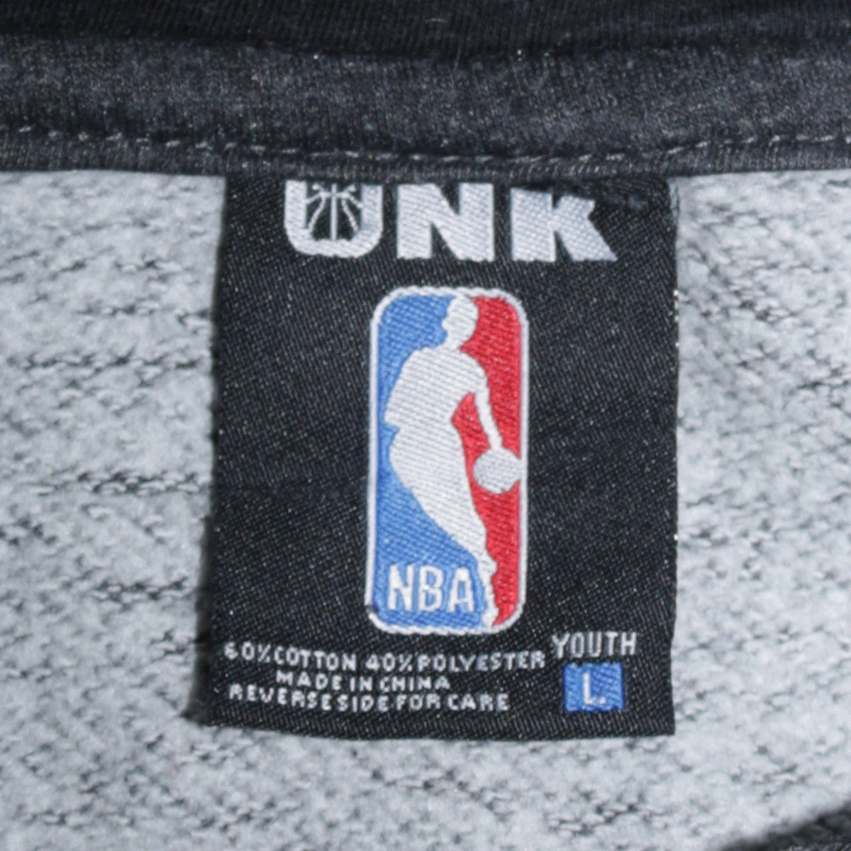 UNK Boys Black Brooklyn Nets Pullover Hoodie Size L NBA Basketball Sweatshirt
