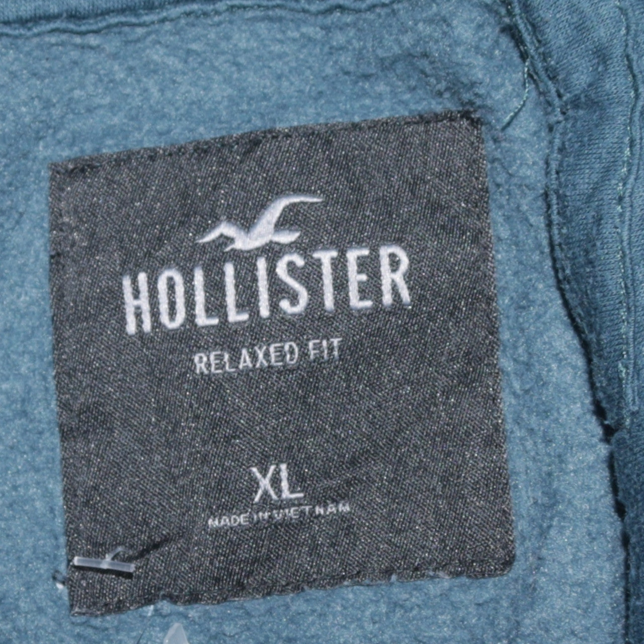 Hollister Men’s Blue Relaxed Fit Pullover Hoodie XL