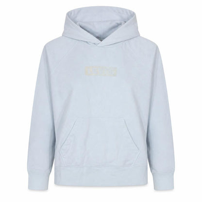 Levi's Womens Light Blue XS Pullover Hoodie with Logo Print