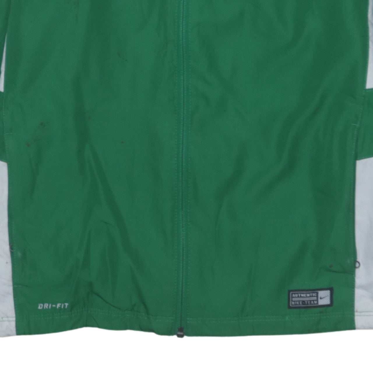 Nike Boys Green Dri-FIT XL Track Jacket Lightweight Full Zip Sports Top