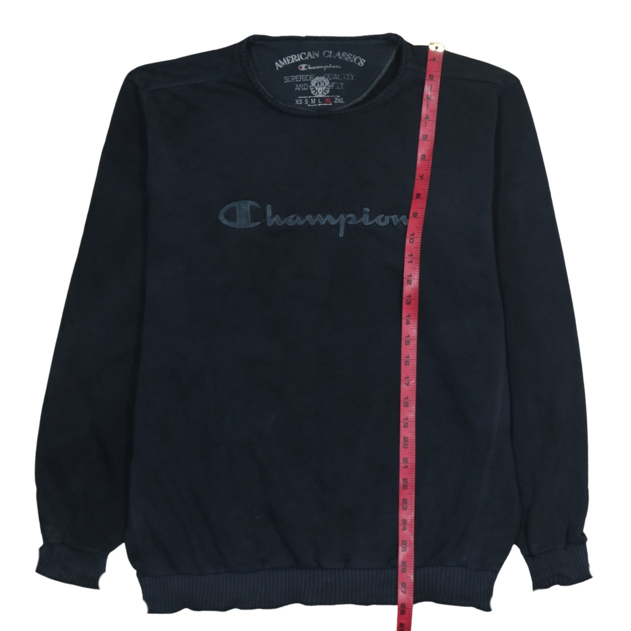 Champion Men's Blue XL Pullover Sweatshirt Classic Logo Crewneck