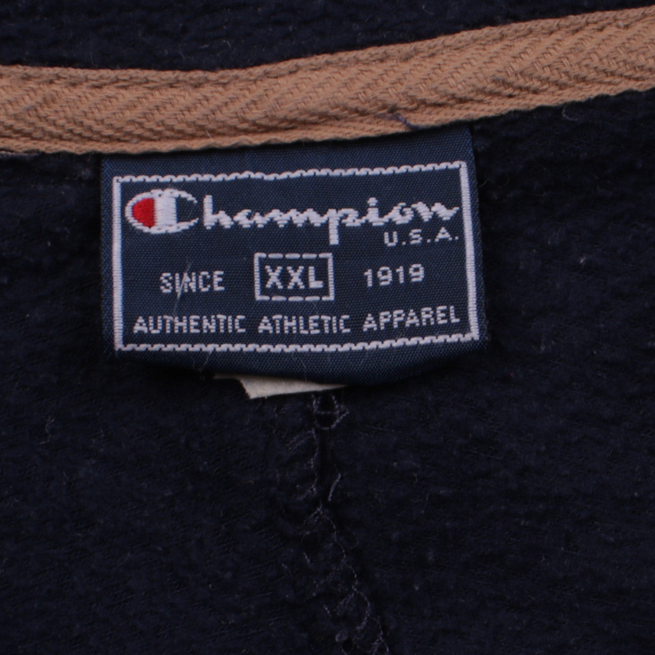 Champion Men's Blue 2XL Fleece 1/4 Zip Pullover Sweatshirt